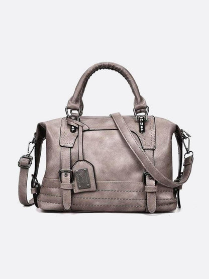 Retro Vegan Leather Handbag