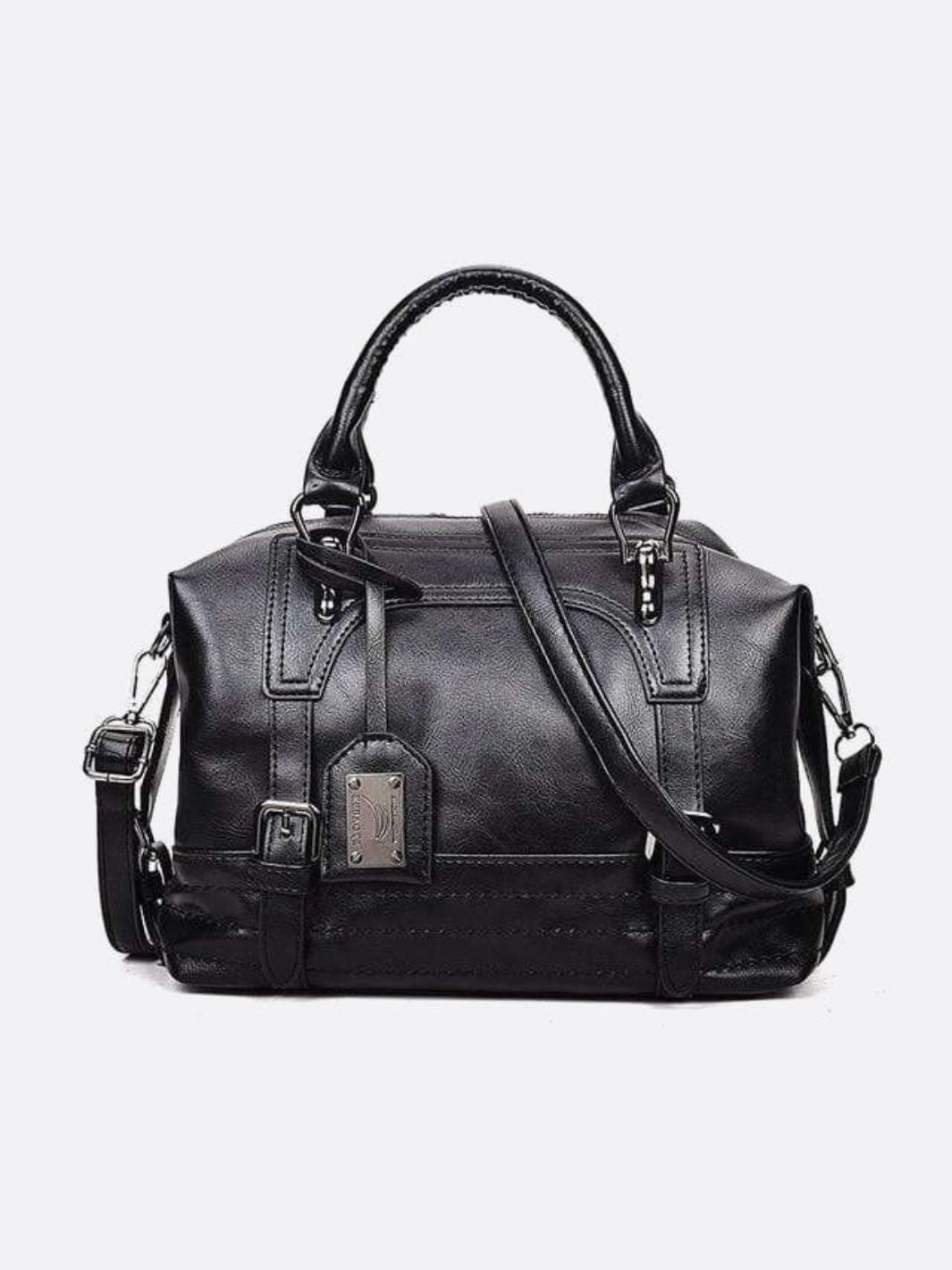 Retro Vegan Leather Handbag
