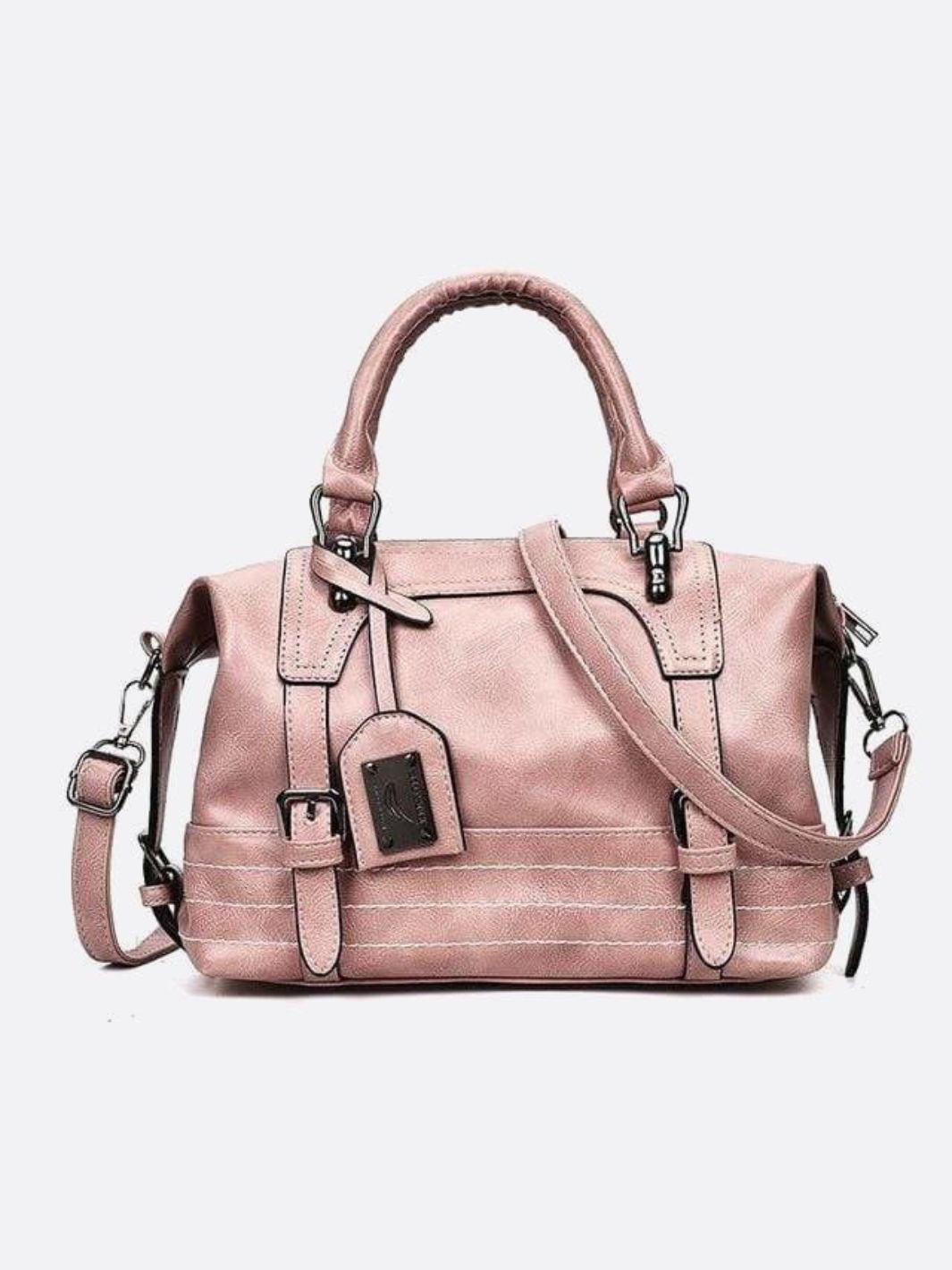 Retro Vegan Leather Handbag