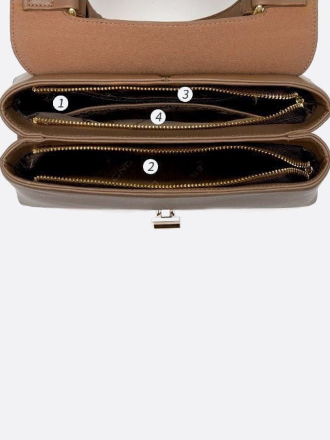 Trapeze Genuine Leather Handbag