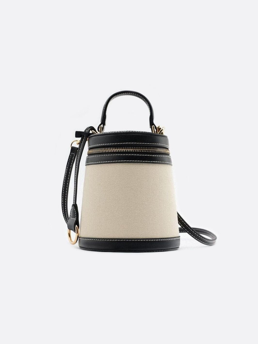 Cylinder Canvas Vegan Handbag