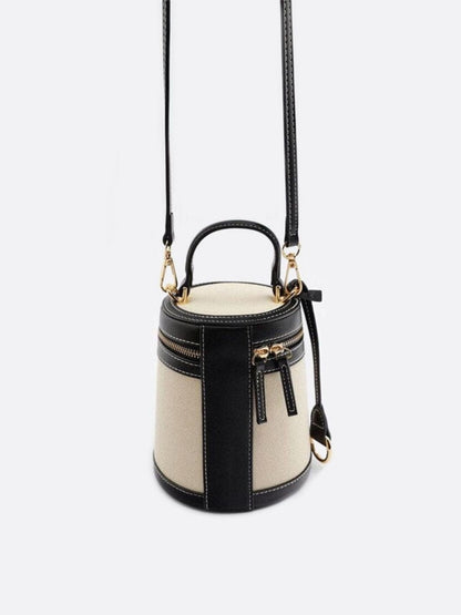 Cylinder Canvas Vegan Handbag