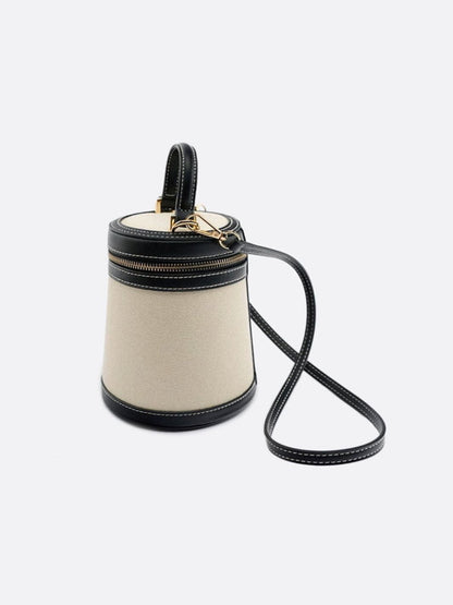 Cylinder Canvas Vegan Handbag