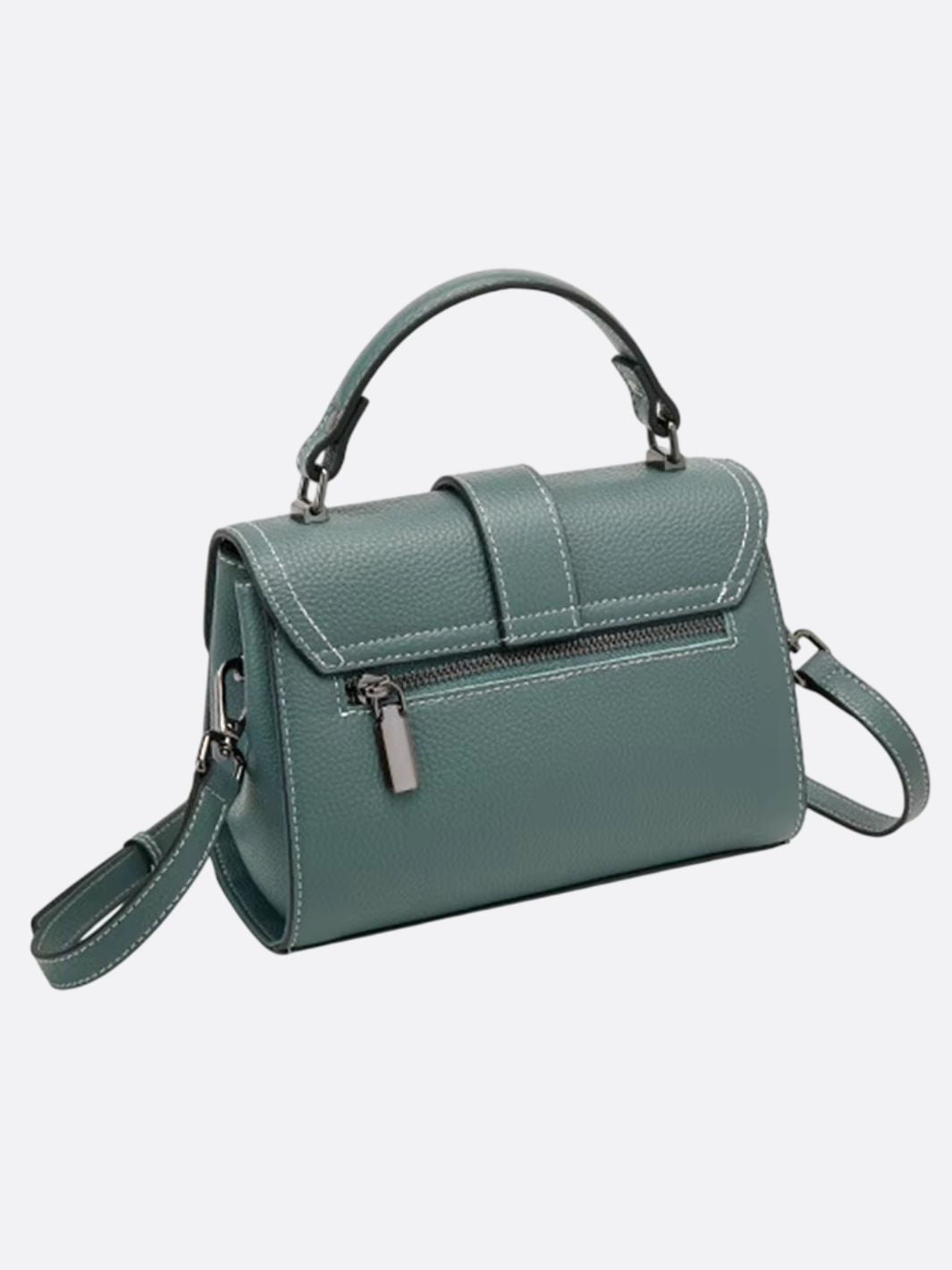 Convertible Leather Crossbody Handbag