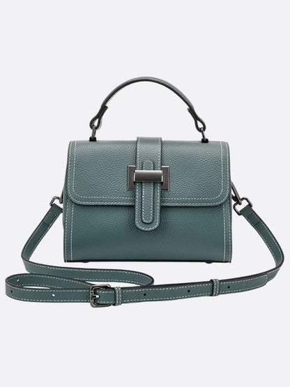 Convertible Leather Crossbody Handbag