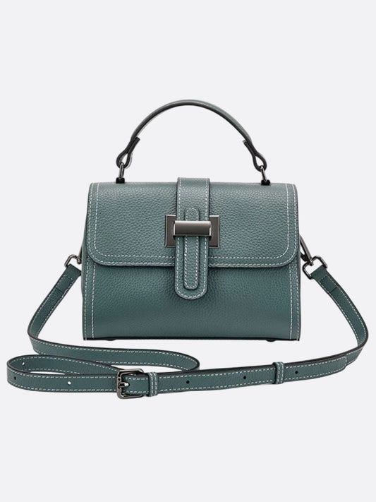 Convertible Leather Crossbody Handbag