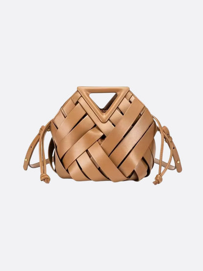 Woven Leather Handbag