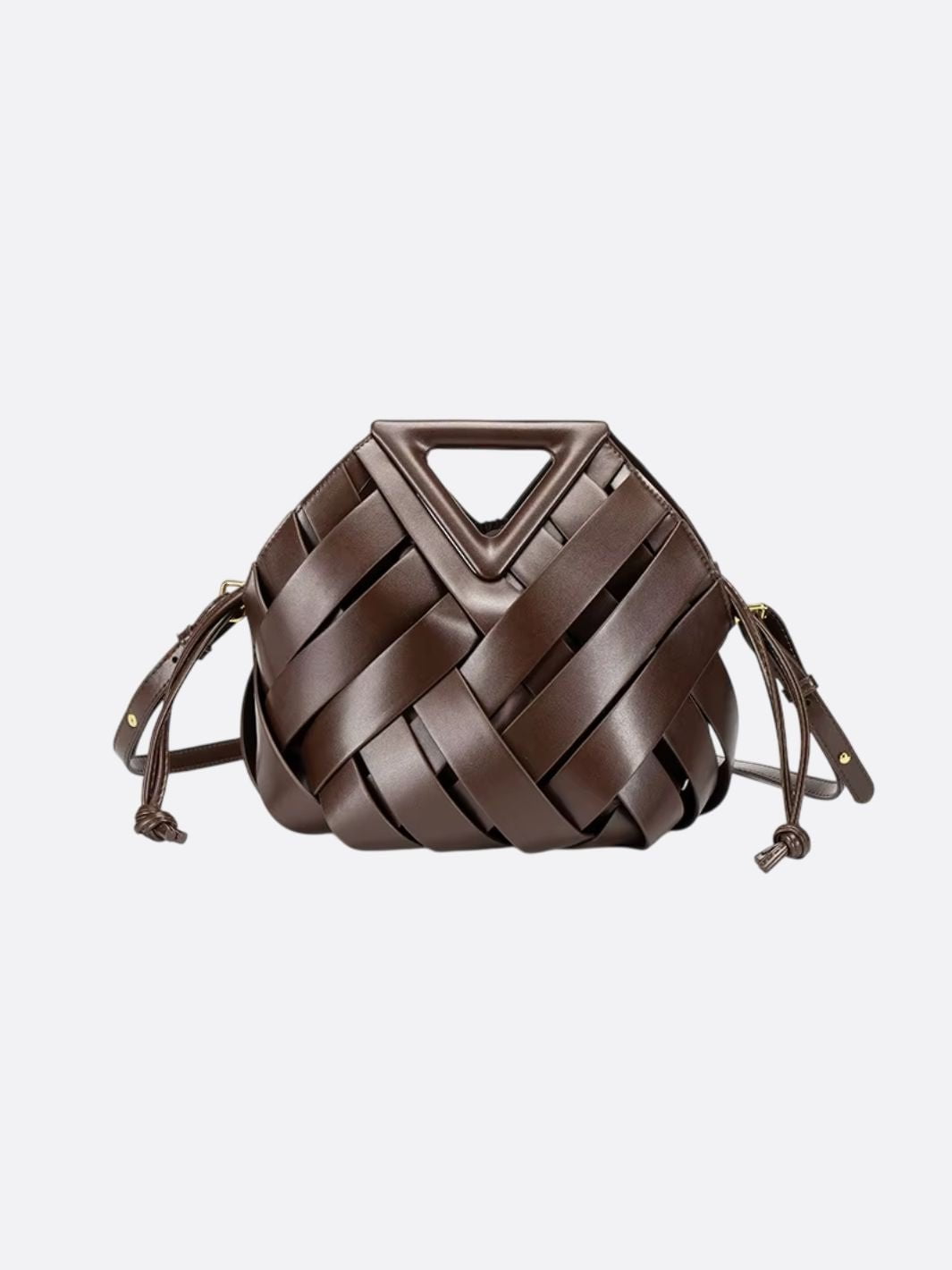Woven Leather Handbag