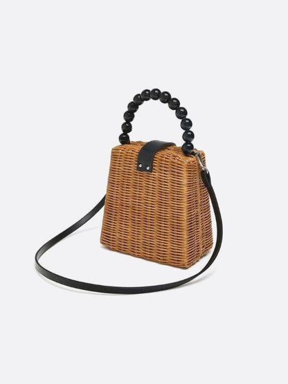 Rattan handbag
