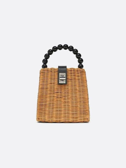 Rattan handbag