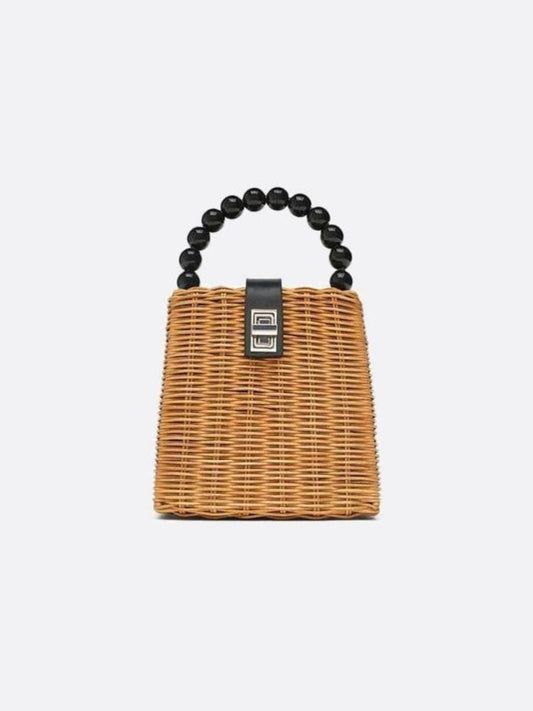 Rattan handbag