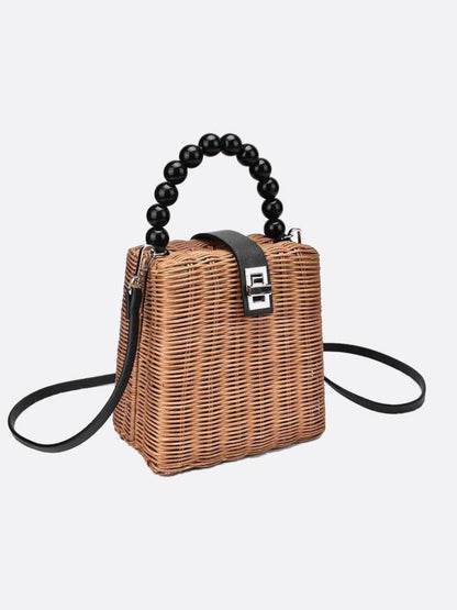 Rattan handbag