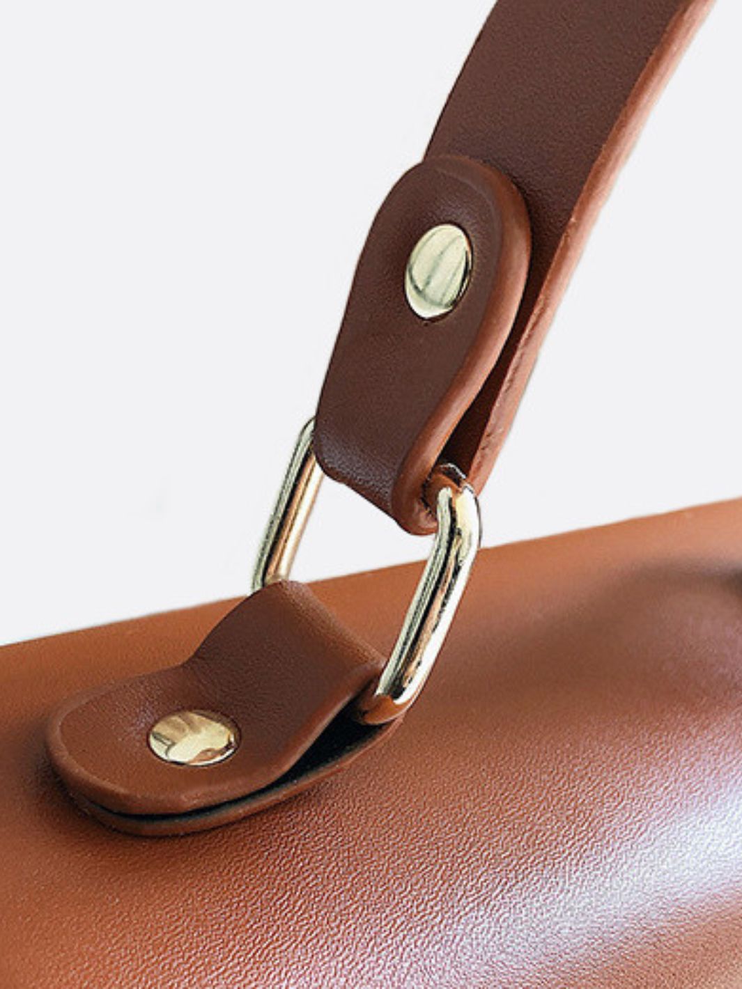 Straw and leather handbag