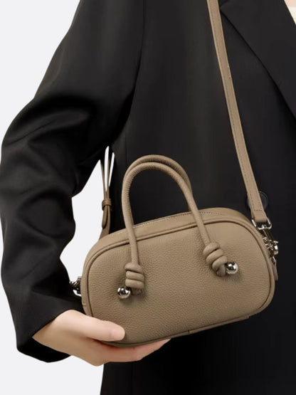 Rectangular Leather Handbag