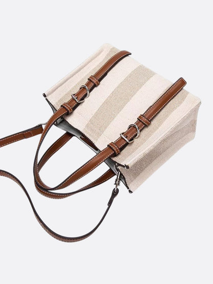 Eco-Friendly Two-Tone Handbag