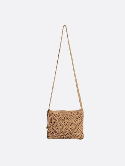Crochet shoulder bag