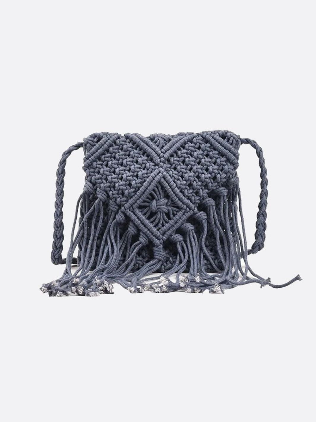 Macrame shoulder bag