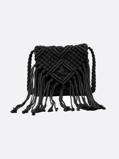 Macrame shoulder bag