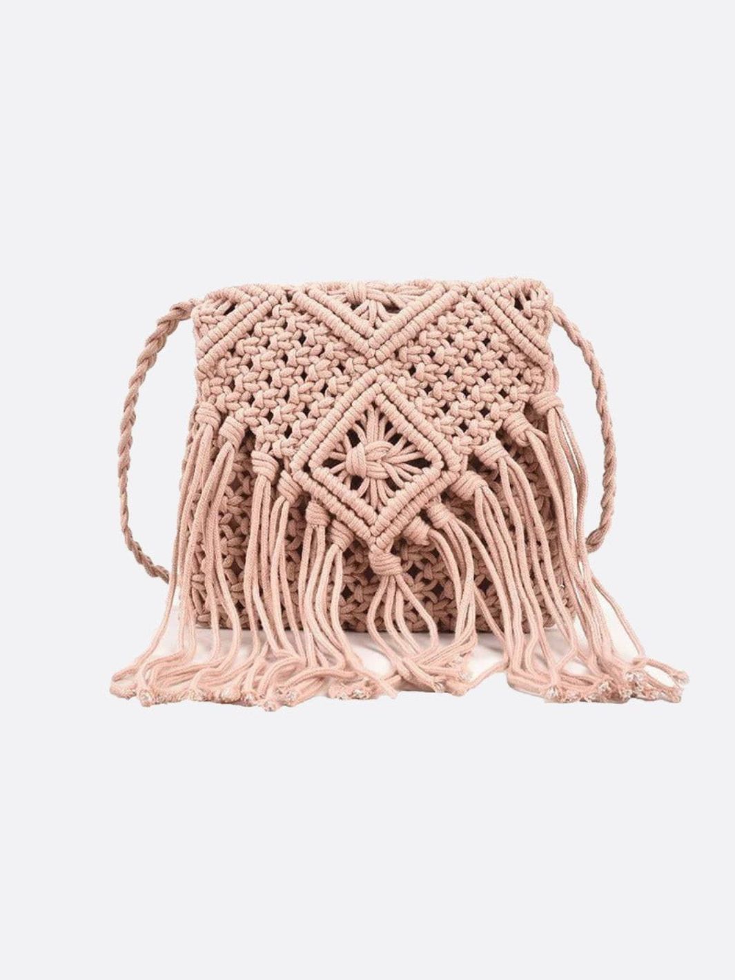 Macrame shoulder bag