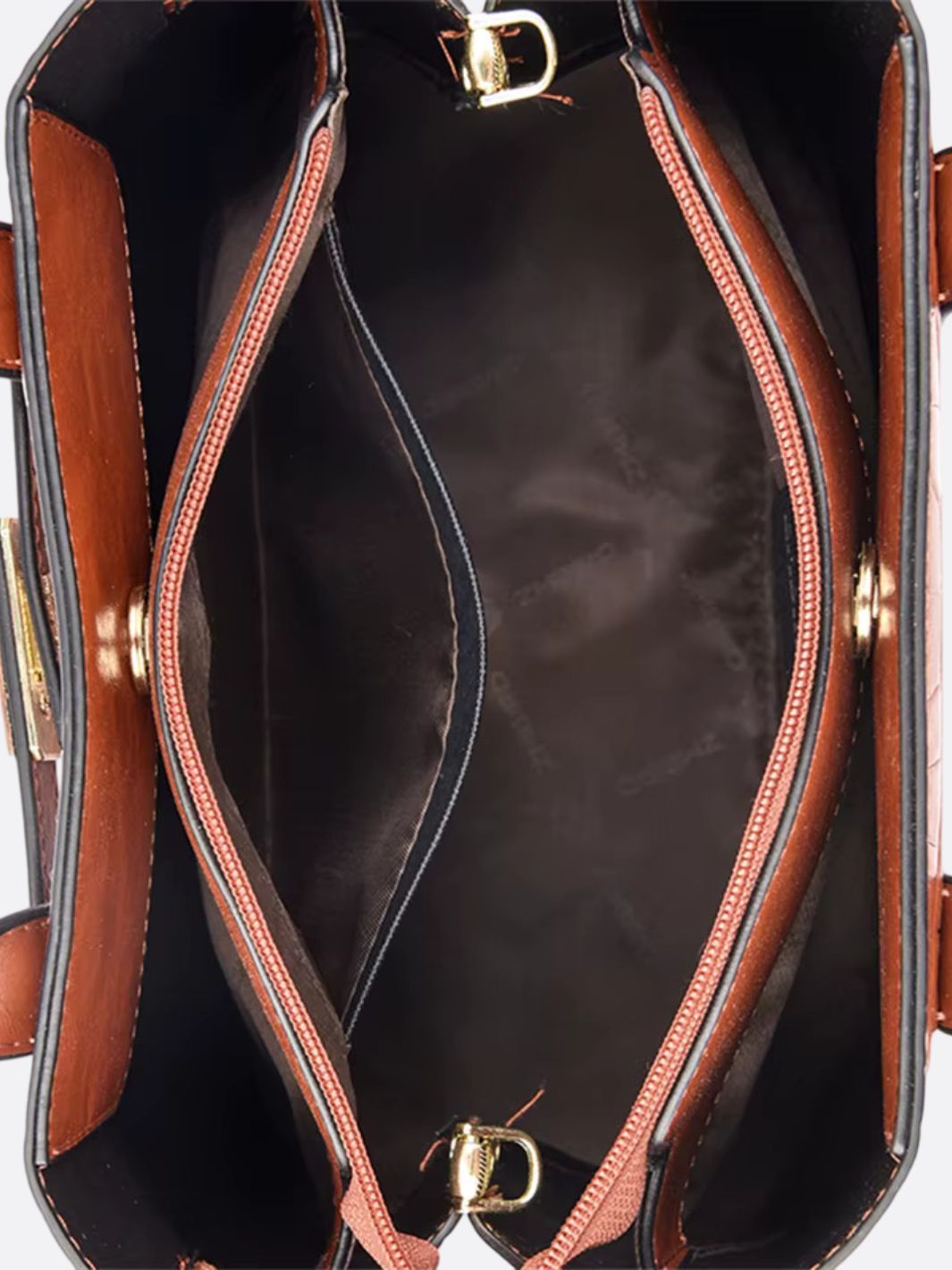 Vegan Croc-Effect Leather Bag