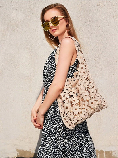 Floral tote bag