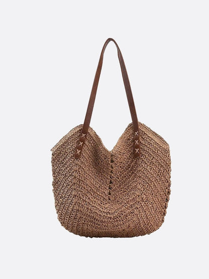 Straw tote bag