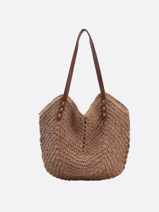 Straw tote bag
