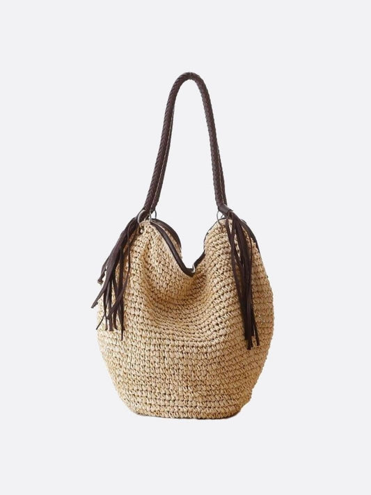Soft straw bag
