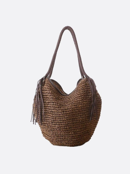Soft straw bag