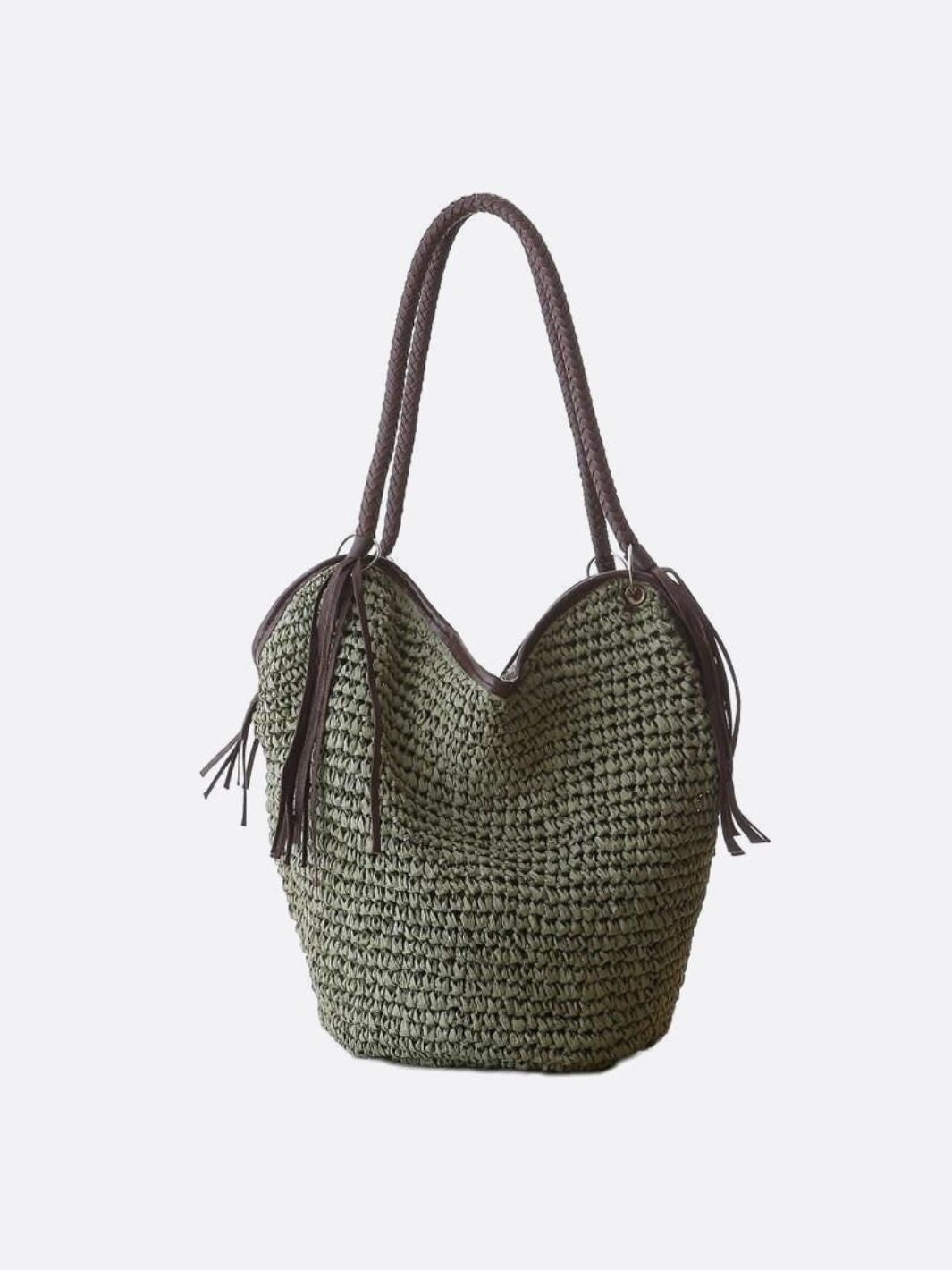 Soft straw bag