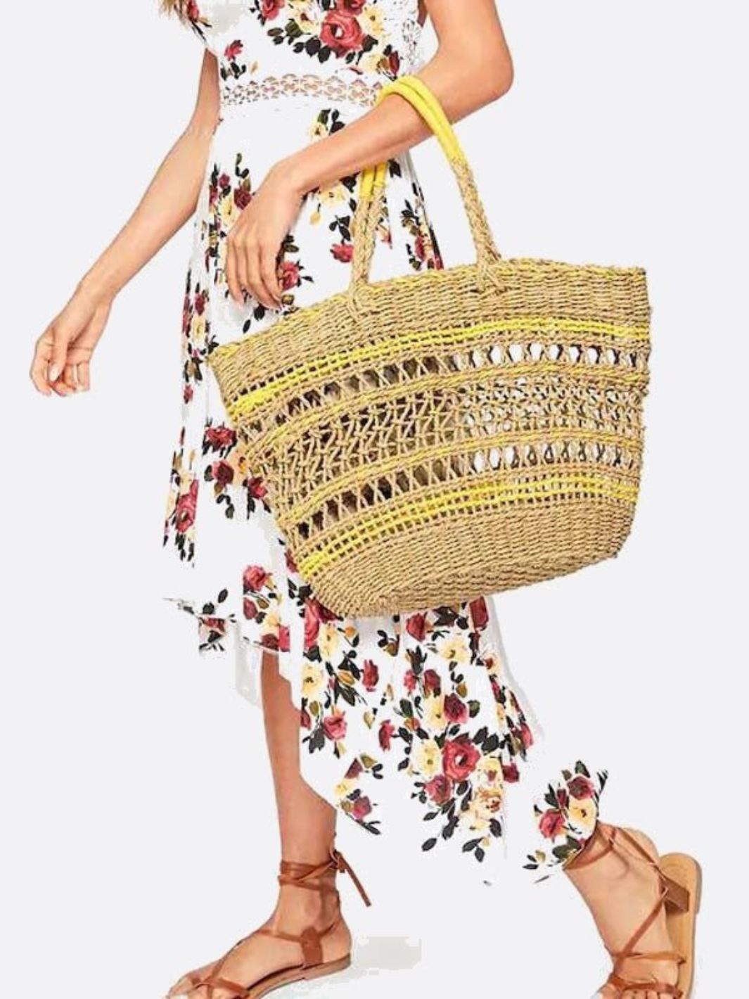 Rope basket bag