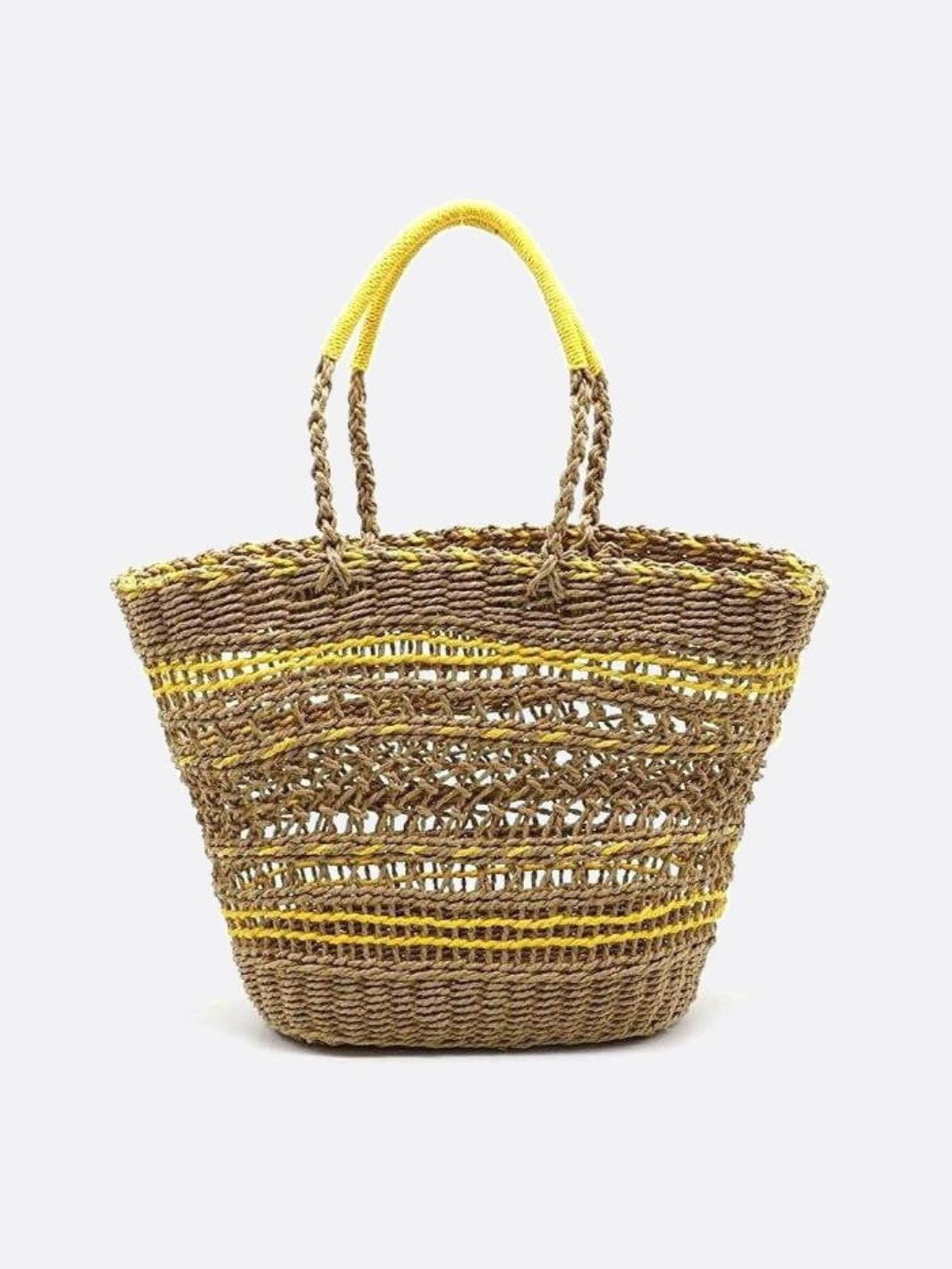 Rope basket bag