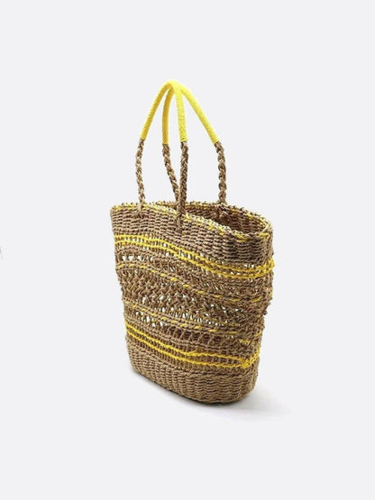 Rope basket bag