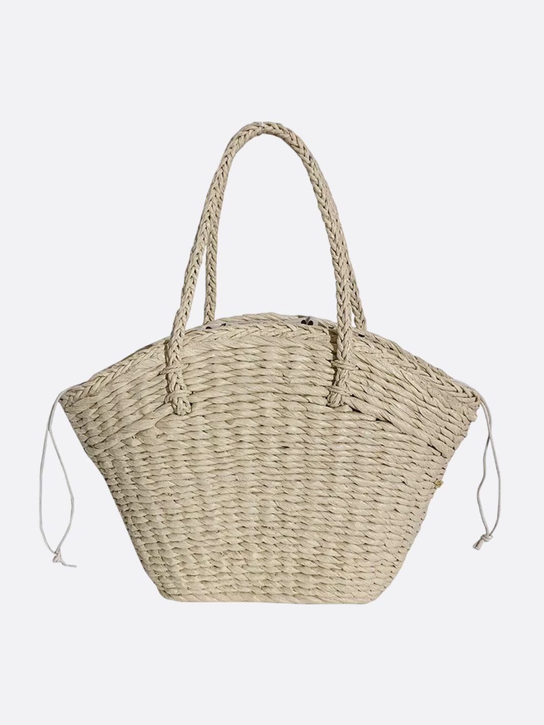 Wicker basket bag