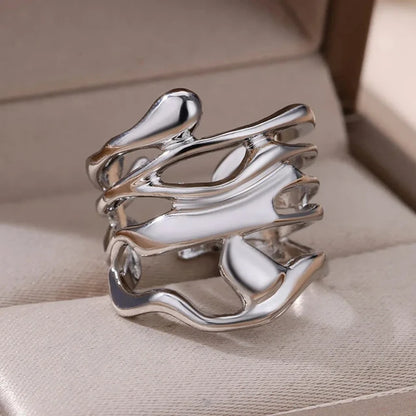 Bague creuse en or