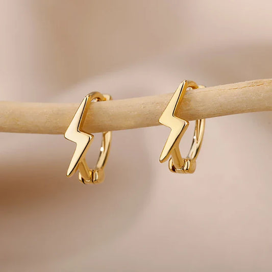 Sylvie | Boucles d'oreilles créoles dorées