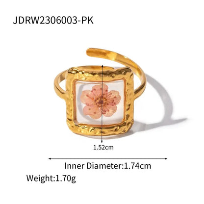 Bague Fleur Rétro
