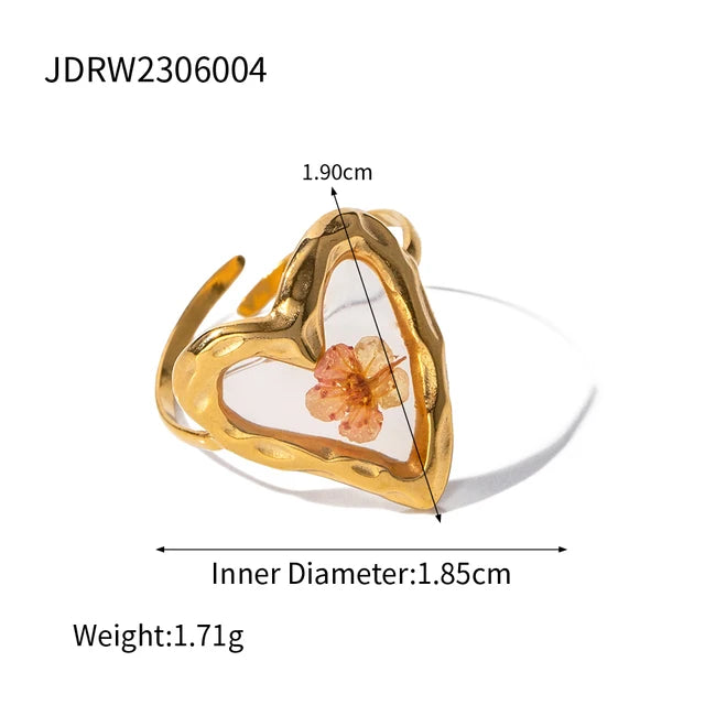 Bague Fleur Rétro