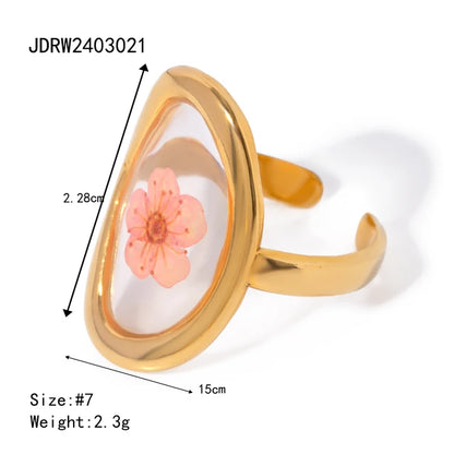 Bague Fleur Rétro